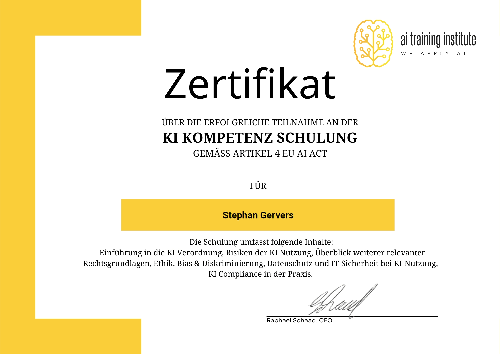 Ki kompetenz schulung