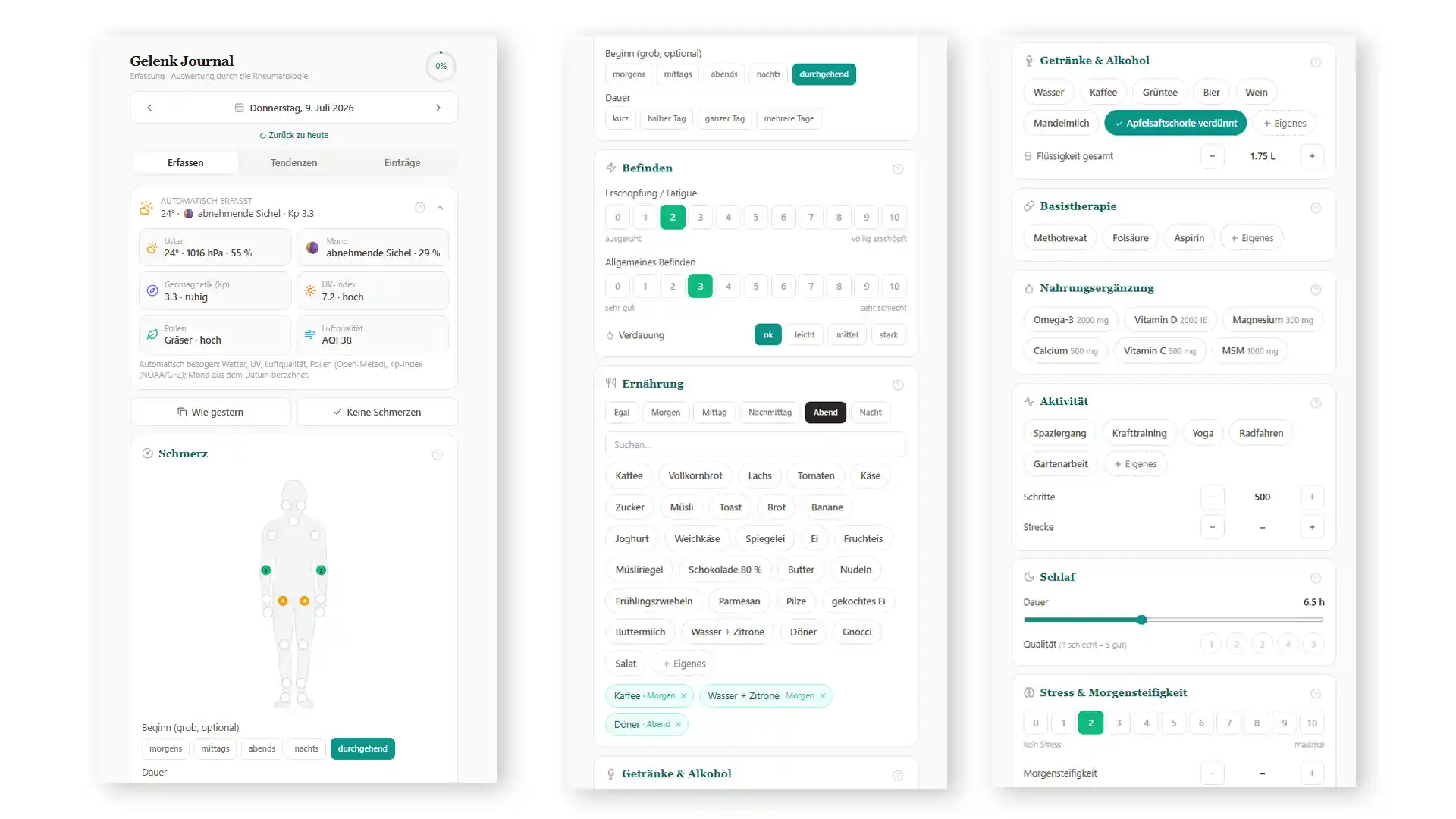 Rheuma Webapp